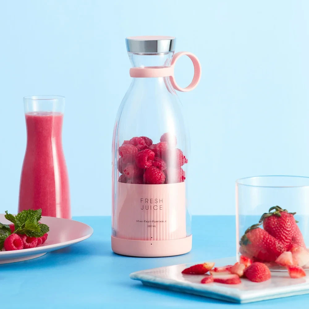 Juicer in use